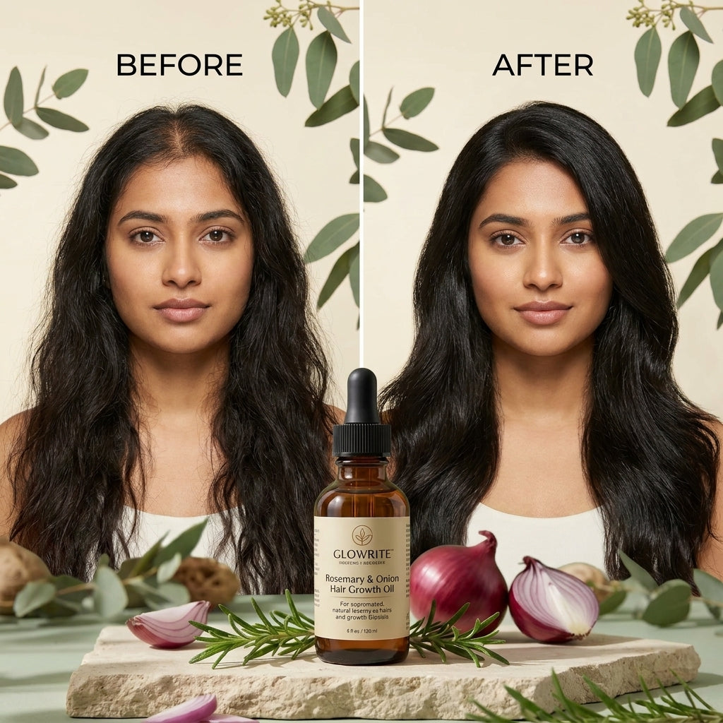GlowRite Rosemary & Onion Hair Growth Oil – 100ml